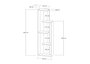 Hanah Home Wand - Walnut